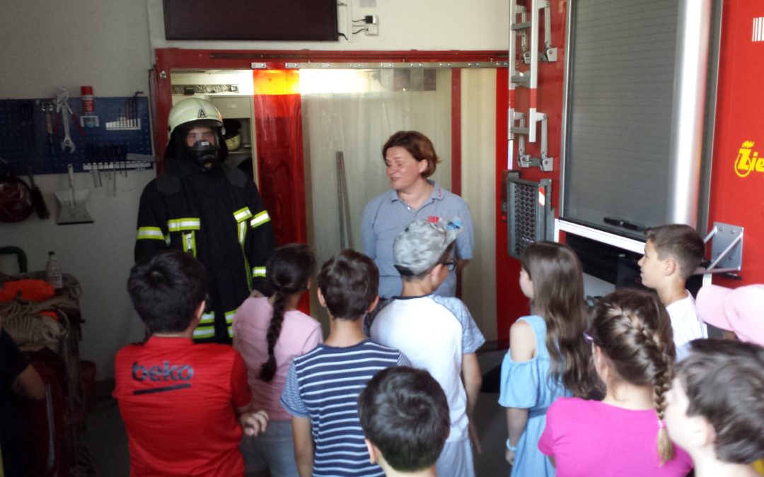 Spannender Besuch bei der Feuerwehr (Klassenstufe 4)