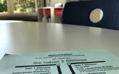 Juniorwahl in unseren 10. Klassen