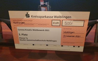 3. Preis beim Corona-Kreativ-Wettbewerb