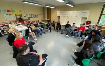 EU-Projekttag – Besuch der Landtagsabgeordneten S. Sperling