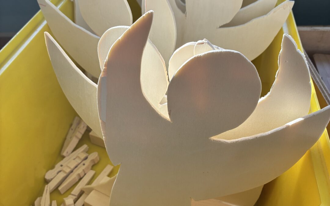 Vorbereitungen auf den Winterweihnachtsmarkt am Donnerstag, 04.12.25, 15:45 bis 18 Uhr